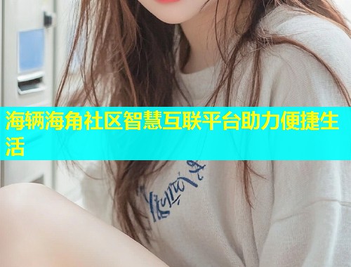 海辆海角社区智慧互联平台助力便捷生活