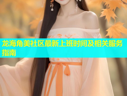 龙海角美社区最新上班时间及相关服务指南