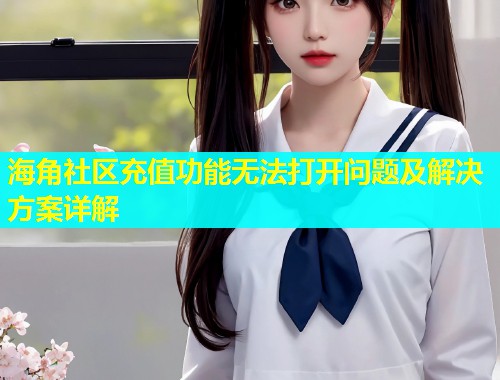 海角社区充值功能无法打开问题及解决方案详解  第2张